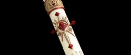 SACRED HEART PASCHAL CANDLE